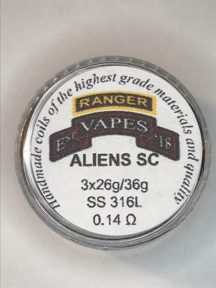 Alien Single Coil 3x26g/36g SS 316L 0.12-0.18Ω (Flavor Banger)